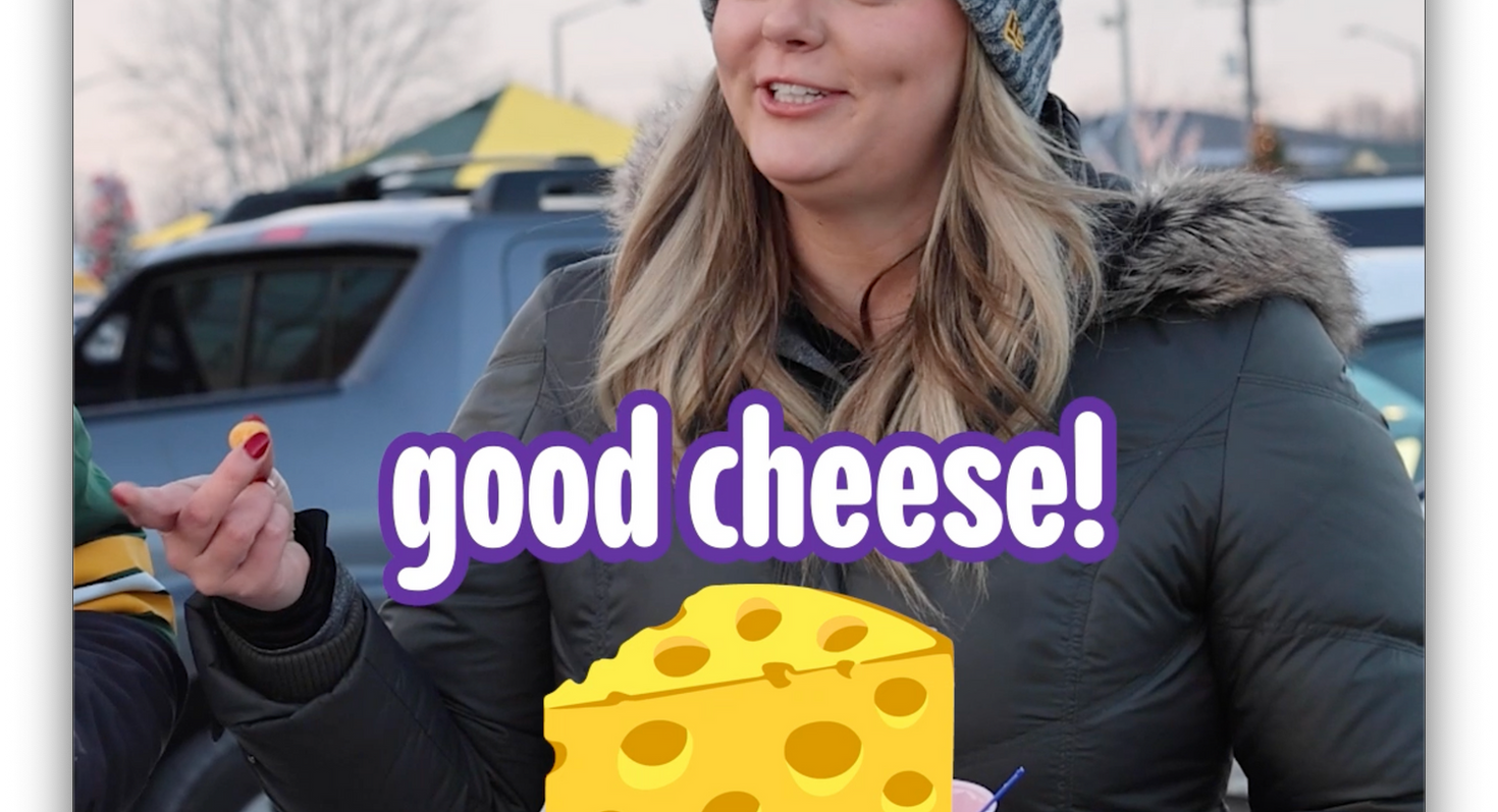 Packers Fans Try Dairy-Free Cheese Balls